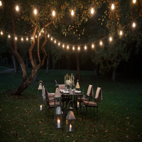 Iluminación para jardines. Exteriores en Miami.